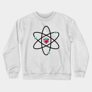 Physics Enthusiast Electrons Atoms Protons Quantum Physics Crewneck Sweatshirt